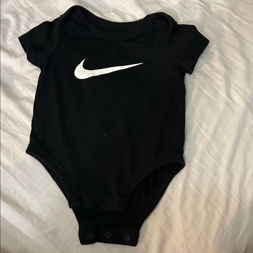 Nike Black and White Infant Bodysuit